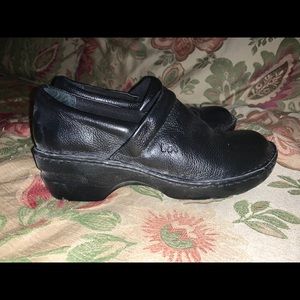 B.O.C.  Leather Clogs